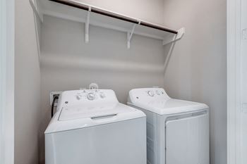 Washer and dryer included